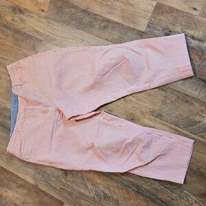 👖Talbots Red and White Striped Crop Pants